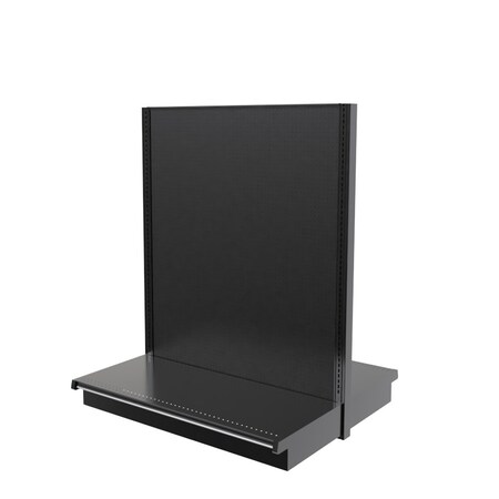 Lozier Gondola Island Display Starter, Black 48W 60H 22D P462T-ST